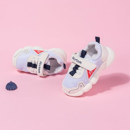 

Toyella Baby Toddler Shoes Soft Sole Non-slip Men And Women White 20