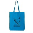 thumbnail image 1 of No Harm No Fowl Cotton Canvas Tote Bag, 1 of 1