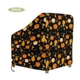 thumbnail image 7 of Renewold Patio Chair Covers Waterproof Patio Stackable Chair Covers Windproof Heavy Duty Outdoor Furniture Protection Fall Decoration Fits up to 38"W x 38"D x 36"H, Pumpkin Maple Leaf, 7 of 7