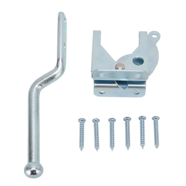 Cerradura autoblocante, cerradura de puerta Funcional Elegante Agrega seguridad Accesorios de hardware de acero al carbono Resistente al óxido para garaje para cerca LYUMO Pernos de Anclaje