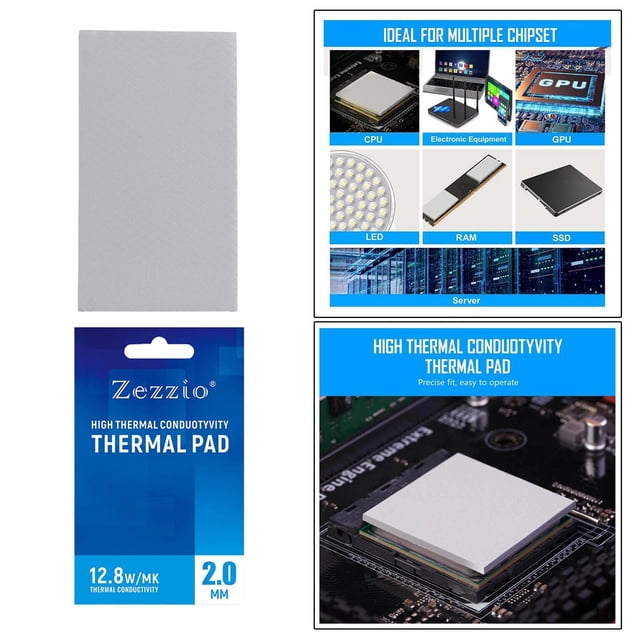 Almohadilla Térmica Macarena 12,8 W 85x45 mm Resistencia Al Calor Silicona No Conductora