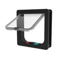 thumbnail image 2 of Hakuna Pets Black Small Cat Flap for Screens, Doors & Walls up to 1.97" Thick, for Cats up to 11 lbs, 2 of 7