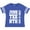 Football Blue and White, variant on Juneteenth June 19, 1865 Boys or Girls Toddler T-Shirt