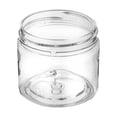 thumbnail image 6 of Chef 101 2 oz Round Clear Plastic Candy and Snack Jar - with Black Plastic Lid - 2" x 2" x 1 3/4" - 100 count box, 6 of 10
