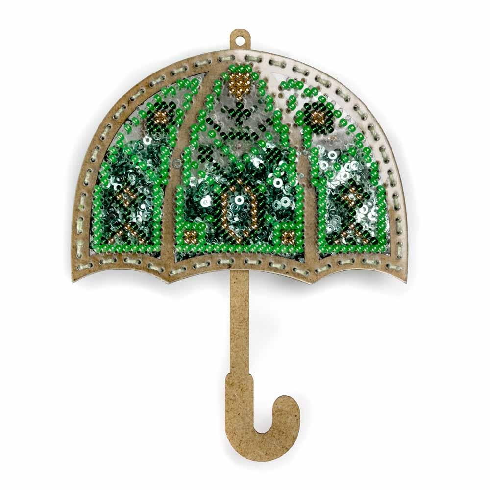 Set for embroidery with beads on a plastic base FLPL-071