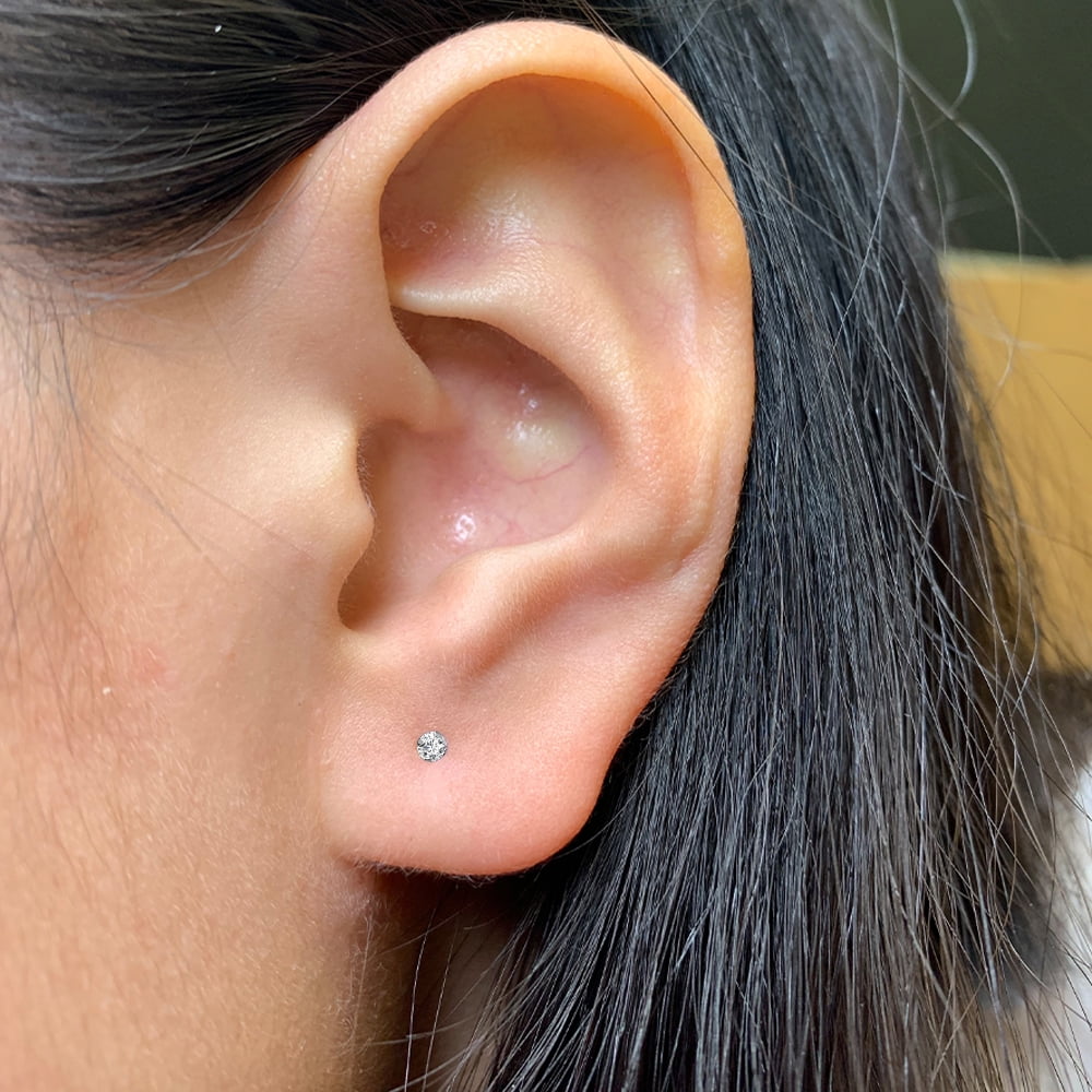 Buy Cz Diamond Hoop Earrings Second Hole Earrings Tiny Hoop Earrings Huggie  Earrings Ear Huggies Dainty Earrings Ear Hugger Hoops Online in India - Etsy