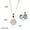 N01035-02, variant on Classic TV Mermaid Openable and Closable Necklace Fashion Mermaid Shell Silver Plated Necklace Pendant For Women Jewelry Valentine's Day Gift