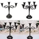 thumbnail image 3 of Candebro de Aleación de Estilo Europeo de 3/5 Ves, Candebro de 10,63 Pulgadas de Alto, Candebro para s de Boda, Soporte para Ves, Negr 3 brazos Baoblaze Candelabro Candelabro, 3 of 8