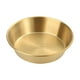 thumbnail image 1 of Yuarrent Juego de platos para servir condimentos de acero inoxidable pulido con espejo dorado, vajilla y alambre especiales para comidas Cocina y Comedor 10cm (oro), 1 of 6