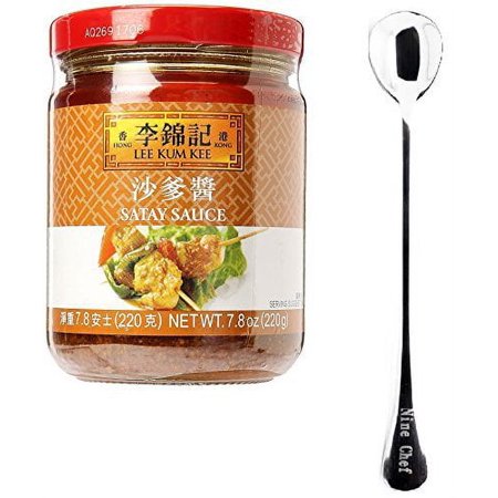 NineChef Bundle - Lee Kum Kee Sauce (Satay Sauce (???) 2 Bottle) + 1 NineChef Brand ChopStick