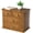 Walnut, variant on Oak Desk Organizer with Drawers, Durable Wooden Desktop Storage Box with Metal Handles & Non-Slip Silicone Pads, 4 Drawer Tabletop Organizer for Office, Bedroom, Bathroom, Vanity, and Makeup – Walnut