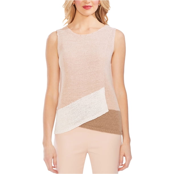 Vince Camuto suéter plegable para mujer, rosa, grande