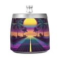 thumbnail image 7 of Yayeee Ashtray with Lid for Cigarette Smokeless Stainless Steel Home Ash Holder, Neon Road, 7 of 7