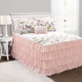 thumbnail image 2 of Juego de 3 colchas rosa con mariposas Flutter Twin Lush Decor 16T004763, 2 of 2