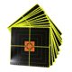 thumbnail image 2 of 10pcs Objetivos de Tiro Papel Adhesivo de Salpicaduras Reactivas Target Square 25cm Sunnimix papel objetivo para disparar, 2 of 7