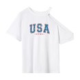 thumbnail image 1 of Camiseta para mujer, camiseta básica transpirable de verano para acampar, desplazarse, viajar, trabajar L, 1 of 7