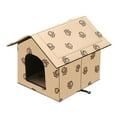 thumbnail image 3 of Cueva plegable Salvador casa refugio para mascotas al aire libre cama desmontable a prueba de lluvia Beige M, 3 of 10