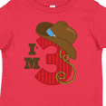 thumbnail image 4 of Inktastic Cowboy 3rd Birthday I'm Three Girls Toddler T-Shirt, 4 of 5