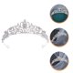 thumbnail image 5 of KAKOWELY Tocado para niña de las flores, diadema brillante con diamantes de imitación para niña, tocado para cumpleaños, 5 of 5