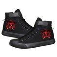 thumbnail image 3 of Zapatos de lona con diseño periférico de anime de la película Marvel Deadpool, zapatos casuales altos antideslizantes atractivos y personalizados, 3 of 3