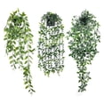 thumbnail image 4 of Artificial Hanging Plant Lifelike - Faux Leaf Fake Potted Plant Home Decoration, 4 of 5
