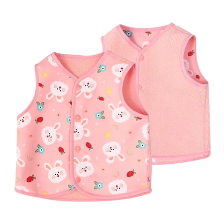 THDHVS Boys Zip Up Hoodie Toddler Vest Girl… product image