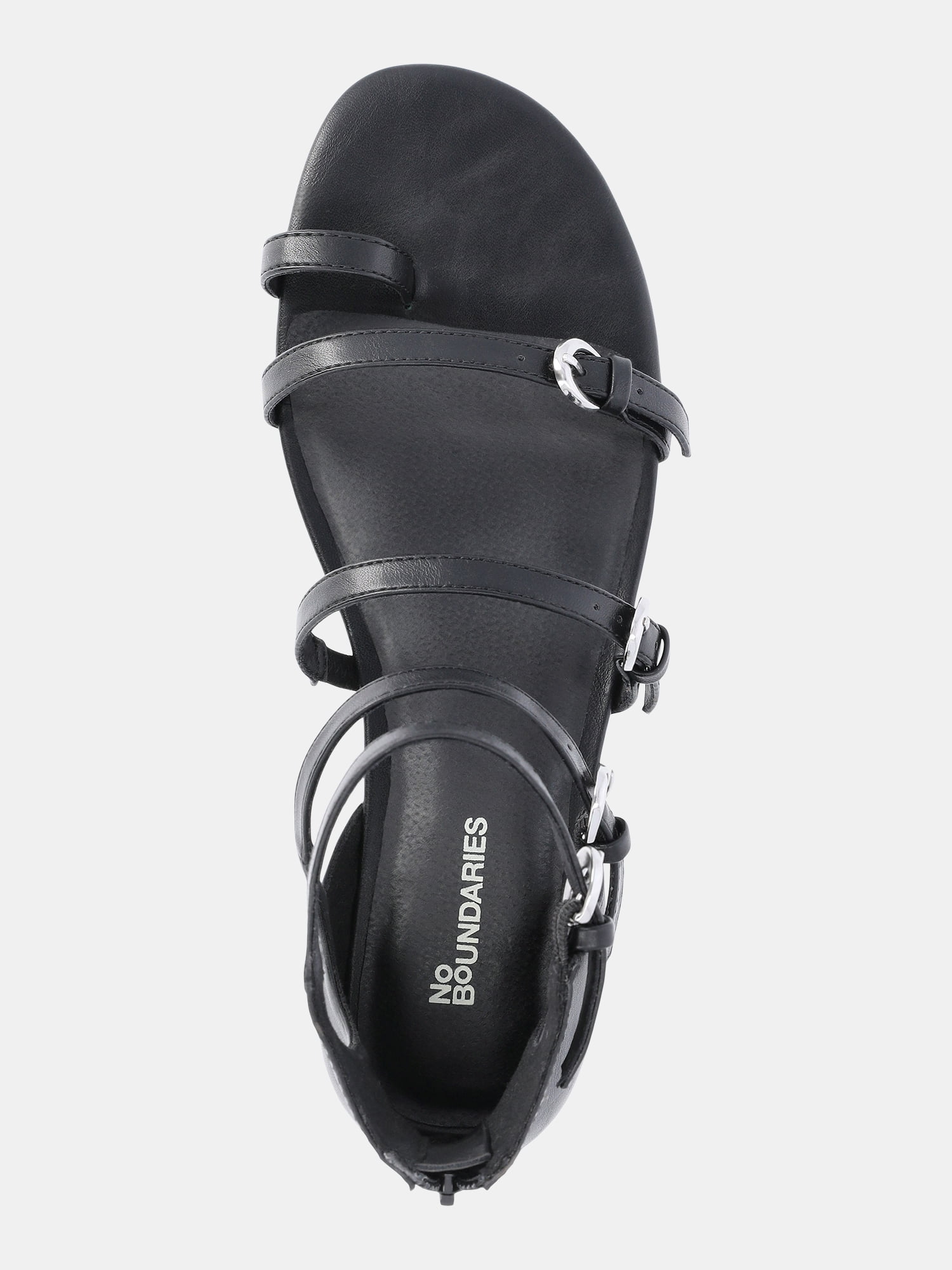 No Boundaries Women's Caged Toe Ring Sandal
