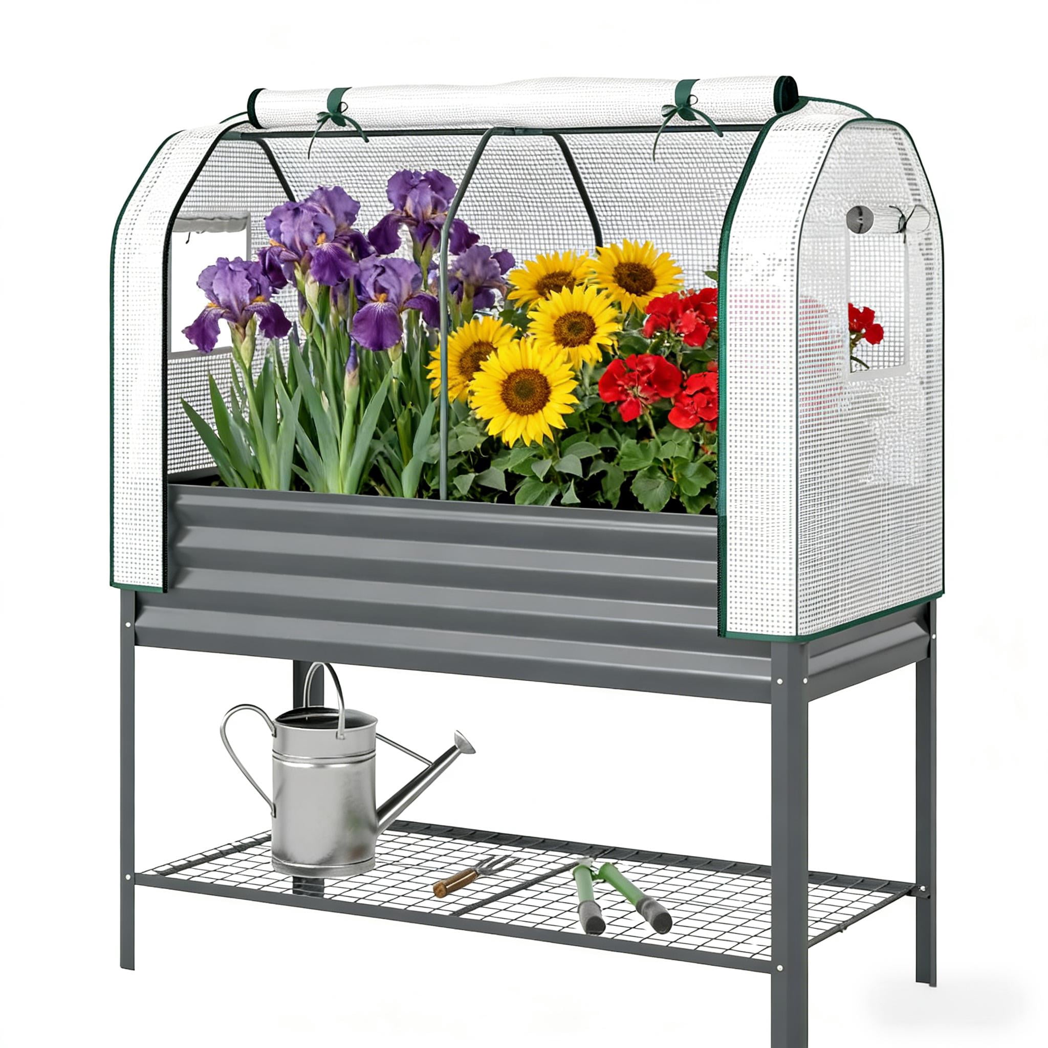 Outdoor Flower Plant Boxs Raised Garden Bed