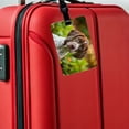 thumbnail image 5 of Pointer Dog Puppy Photo Faux Leather Travel Luggage Tag, 5 of 7