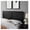 Black, variant on MOD-6220-BLK Archie Twin Wood Headboard, Black