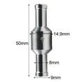 thumbnail image 3 of Aluminum Valve Check Valve Gasoline Tap Gas Oil Diesel 8mm, 3 of 11