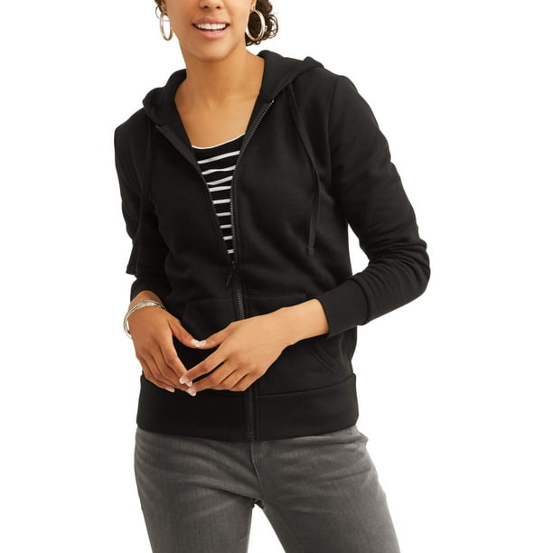 Time and Tru Time and Tru Women's ZipUp Hoodie Sweatshirt Walmart