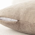 thumbnail image 3 of Fundas de almohada Foindtower de felpilla con textura suave, 40 x 40 cm, color crema, 3 of 7