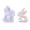 Squatting Rabbit, variant on Yiran Crooked Ear Easter Rabbit Cake Mold, 1 Pack
