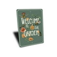 thumbnail image 3 of Garden Welcome Novelty Decor, Metal Wall Sign - 10x14 Inches, 3 of 4