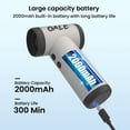 thumbnail image 3 of Mini soplador de chorro Riwesomey ligero 2000mAh motor sin escobillas, 3 of 6