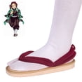 thumbnail image 1 of Zapatos de Cosplay de Anime Demon Slayers, Kimetsu No Yaiba, Kamado, Tanjirou, zuecos, sandalias, Kamado, Nezuko, Geta, Kochou, Shinobu, chanclas, 1 of 3