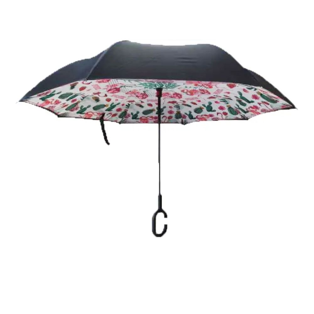 Ejoy Inverted Auto Open Upside Down with CHandle Umbrellas/ Reverse