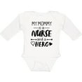 thumbnail image 3 of Inktastic My Mommy is a Nurse and a Hero Boys or Girls Long Sleeve Baby Bodysuit, 3 of 5