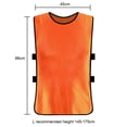 thumbnail image 4 of Ygjytge Scrimmage Team Practice Vests Pinnies Team Practice Bibs (Naranja L Adulto), 4 of 7