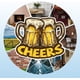 thumbnail image 4 of Letrero de hojalata vintage de cerveza, placa de metal con texto "Cheers", letrero decorativo de hojalata para pared, para el hogar, cocina, restaurante, cafetería, club, bar., 4 of 7