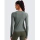 thumbnail image 2 of Remera CRZ YOGA sin Costuras Manga Larga Largo a la Cintura Gris M, 2 of 5
