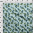 thumbnail image 3 of oneOone Silk Tabby Light Blue Fabric Floral Sewing Craft Projects Fabric Prints By Yard 42 Inch Wide, 3 of 4