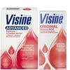 Visine Advanced Relief Lubricant/Redness Reliever & Visine Original Redness Reliever Eye Drops Bundle