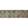 thumbnail image 1 of 841864101058 Tapis d'Art 2 x 8 Pi. Collection Arabella Tapis de Zone Tissé, Jaune, 1 of 1