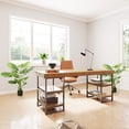 thumbnail image 2 of HOMCOM 2 Piece 4ft Artificial Tree Monstera Deliciosa Tropical Palm Decor, 2 of 10