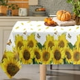 thumbnail image 6 of 100Fens Fall Thanksgiving Party Supplies Disposable Tablecloths Plastic Tablecloths for Fall Party Decorations and Thanksgiving Party Decorations 1 Pack 108 X 54in, 6 of 6