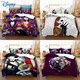 thumbnail image 2 of Disney-funda nórdica pesadilla antes de Navidad con funda de almohada, juego de cama Jack y Sally, 3D, Calavera, dibujos animados, adultos, niños, decoración de dormitorio, 2 of 5