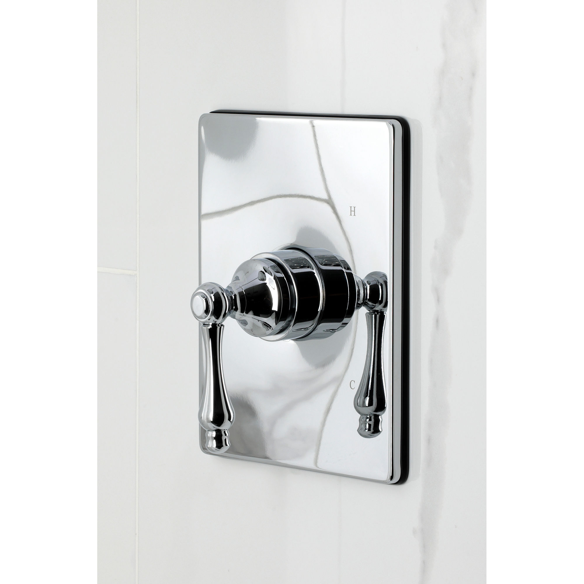 Kingston Brass KB6341AL Revival Single-Handle Pressure Balanced Tub and Shower Faucet, Polished Chrome