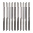 thumbnail image 2 of YXQ M3 x 0.5mm Tap Machine HSS Metric Right Hand Thread 3 Straight Flute Taps Taper and Plug (10Pcs), 2 of 4